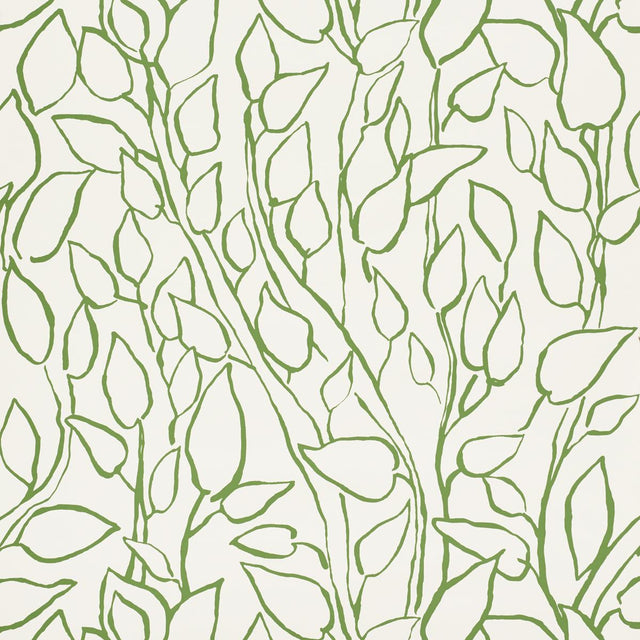 Schumacher Solandra Vine Leaf Wallpaper