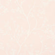Schumacher Twiggy Vinyl Blush Wallpaper