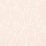 Schumacher Twiggy Vinyl Blush Wallpaper