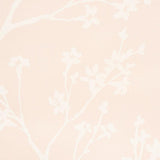 Schumacher Twiggy Vinyl Blush Wallpaper