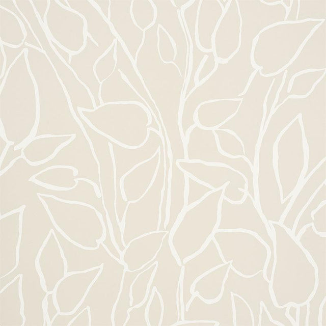 Schumacher Solandra Vine Natural Wallpaper