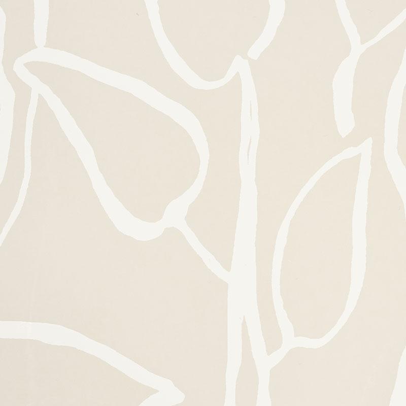 Schumacher Solandra Vine Natural Wallpaper