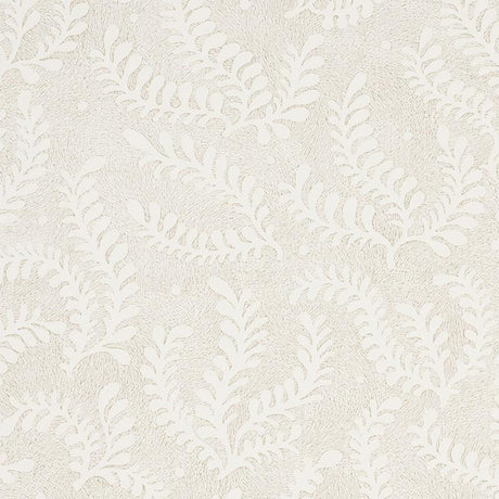 Schumacher Etched Fern Natural Wallpaper