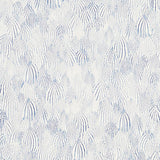 Schumacher Feathers Indigo Wallpaper