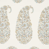 Schumacher Shirala Paisley Aqua Wallpaper