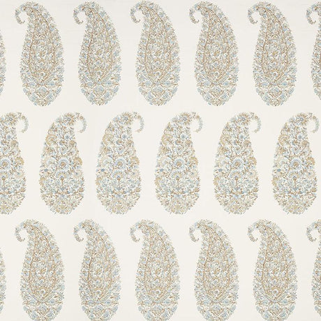 Schumacher Shirala Paisley Aqua Wallpaper