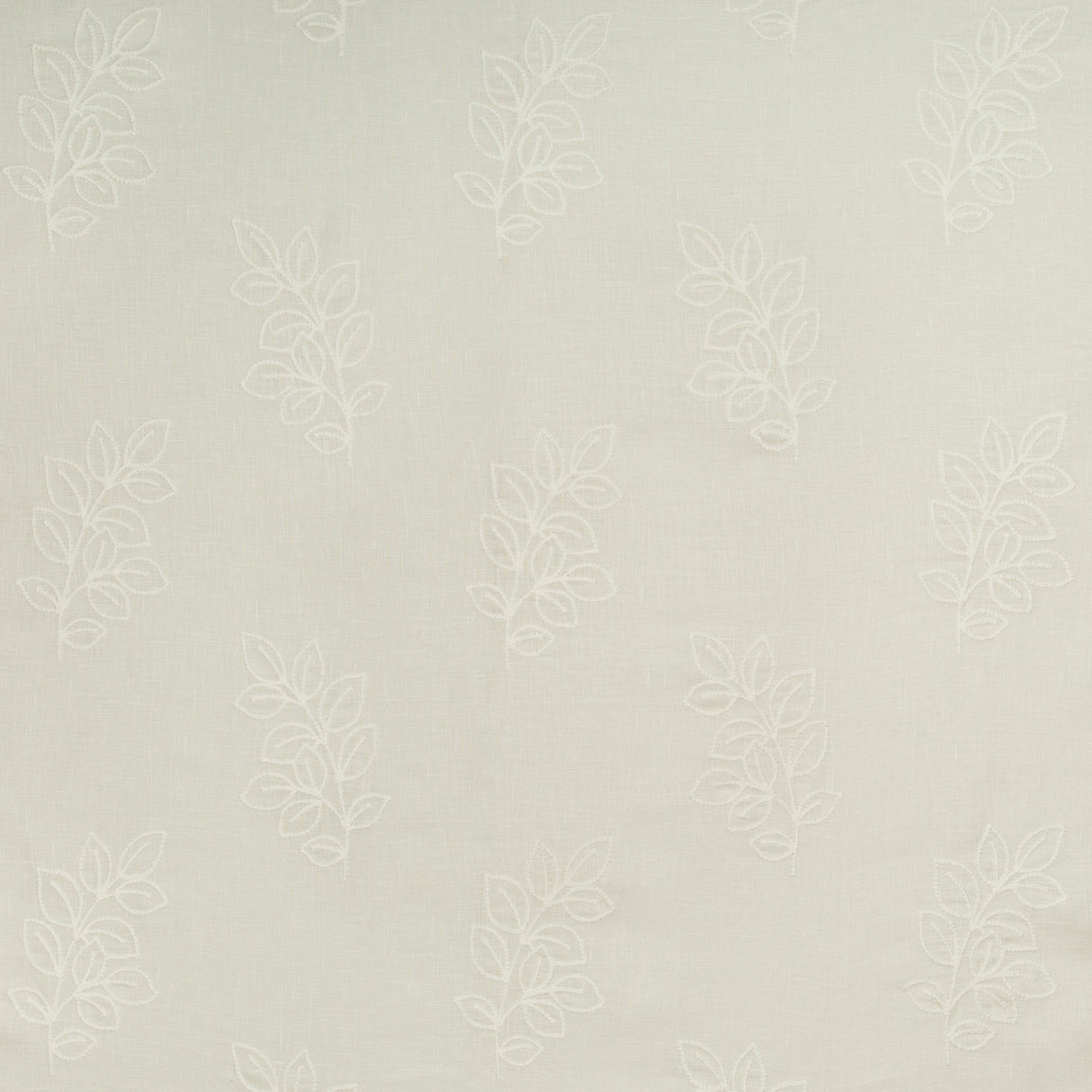 Kravet LEAFSTICH IVORY Drapery Fabric