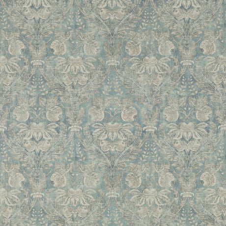 G P & J Baker LAPURA DAMASK BLUE Fabric