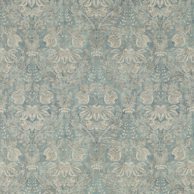 G P & J Baker LAPURA DAMASK BLUE Fabric