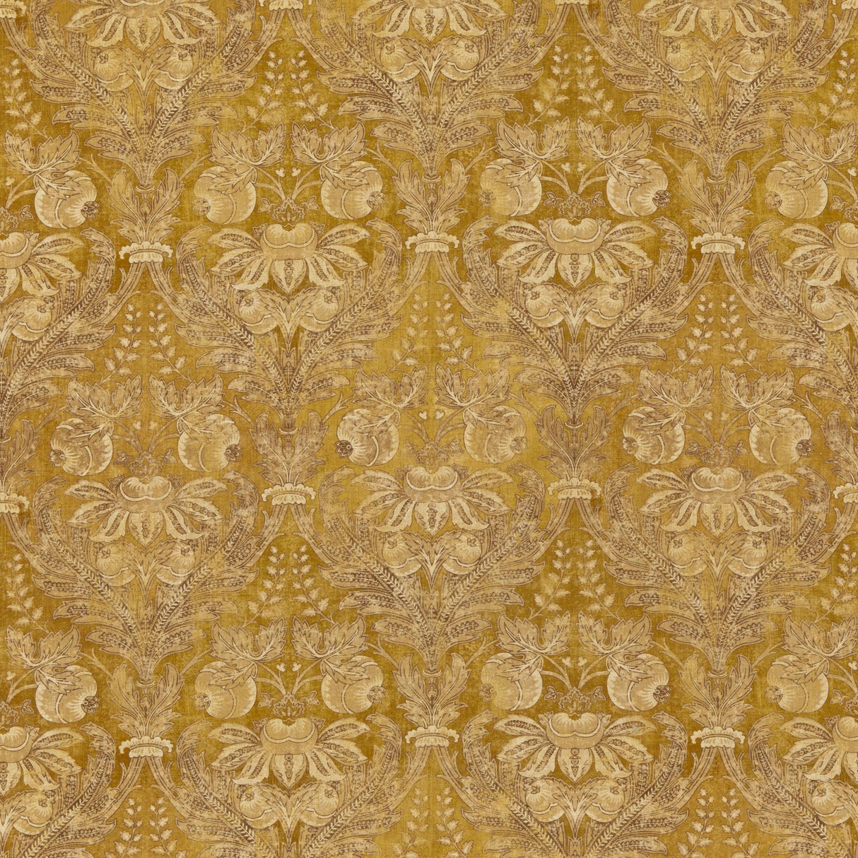 G P & J Baker LAPURA DAMASK OCHRE Fabric