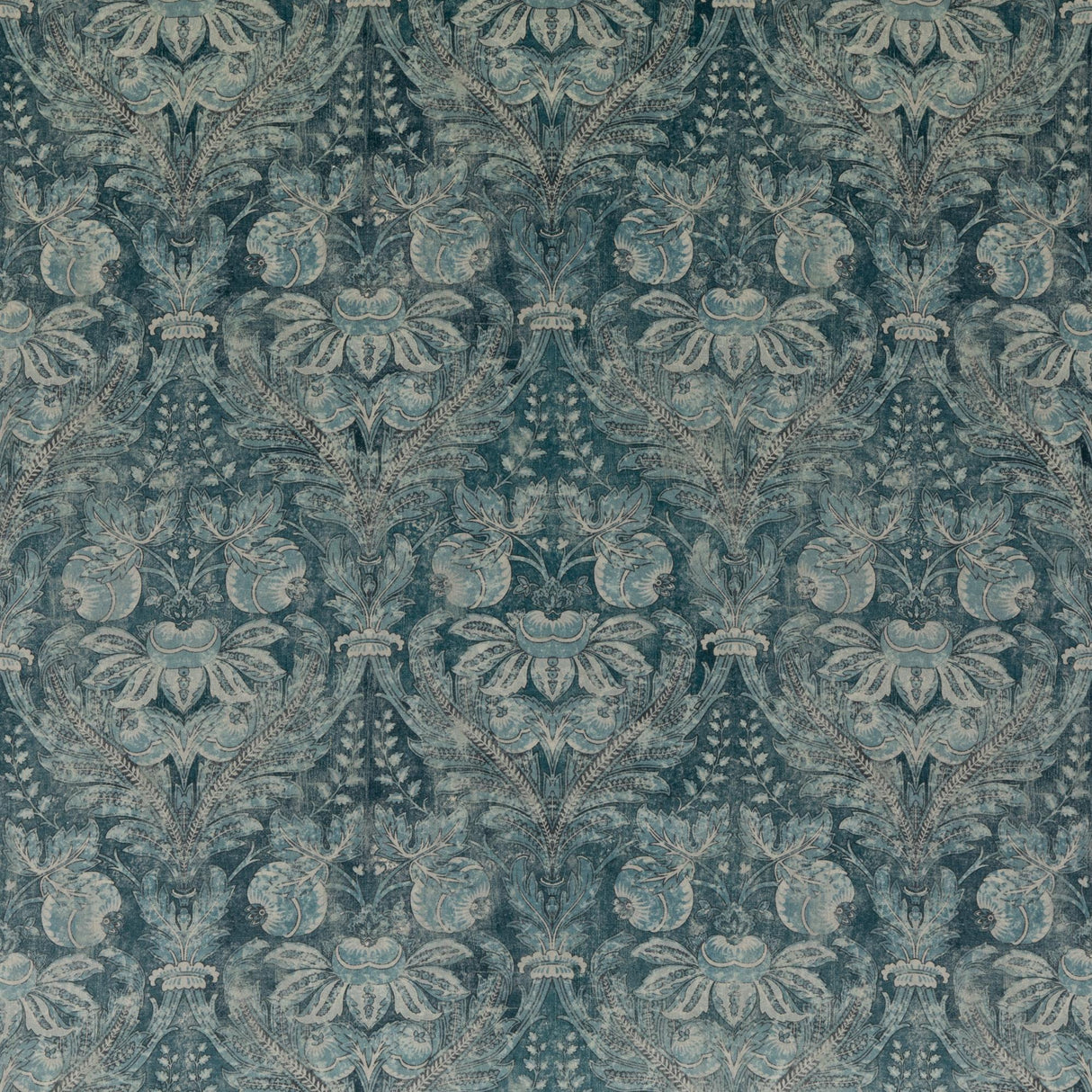 G P & J Baker LAPURA VELVET BLUE Fabric