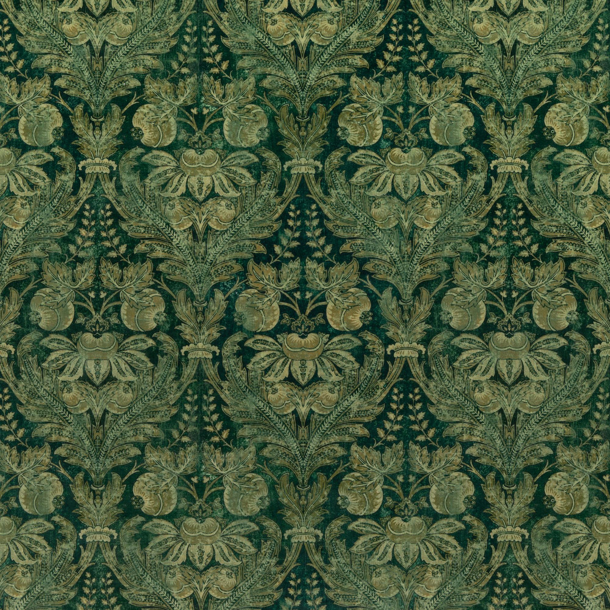 G P & J Baker LAPURA VELVET EMERALD Fabric