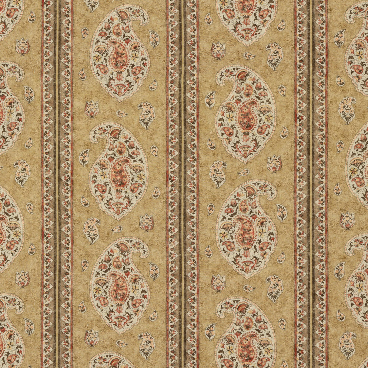 G P & J Baker COROMANDEL TOBACCO Drapery Fabric