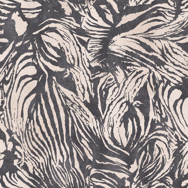 JF Fabrics 5261 Black/Cream/Gold (99) Wallpaper