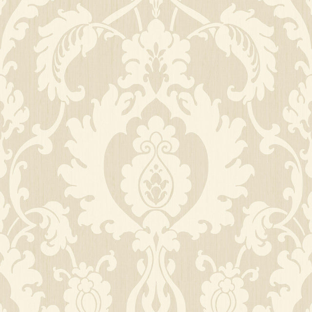 JF Fabrics 8086 Creme/Beige (91) Wallpaper