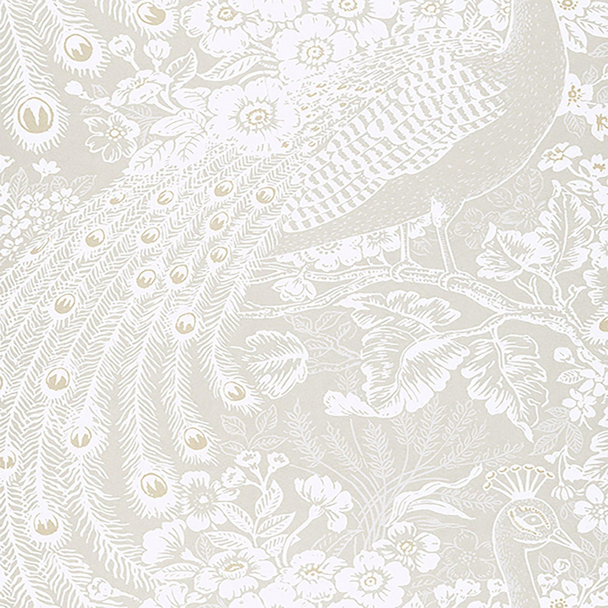 JF Fabrics 5273 Creme/Beige (92) Wallpaper