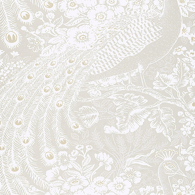 JF Fabrics 5273 Creme/Beige (92) Wallpaper