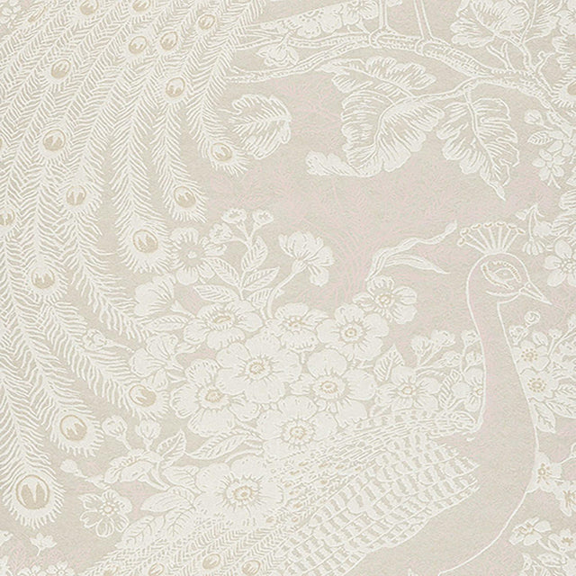 JF Fabrics 5276 Creme/Beige/Pink (91) Wallpaper