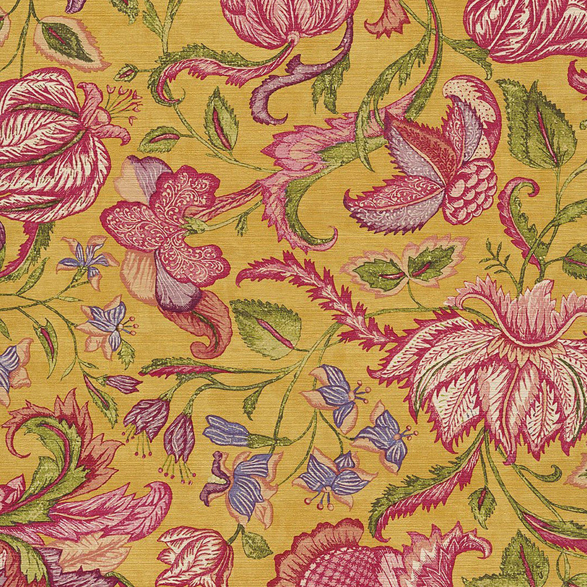 JF Fabrics 5293 Multi/Yellow/Gold (17) Wallpaper