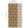 JF Fabrics 5326 Brown/Orange/Rust (29) Mural