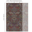 JF Fabrics 5332 Burgundy/Red (48) Mural