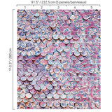 JF Fabrics 5338 Purple (57) Mural