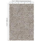 JF Fabrics 5341 Grey/Silver (96) Mural