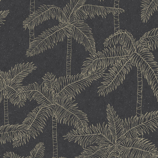 JF Fabrics 5356 Black (98) Wallpaper