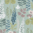 JF Fabrics 5408 Green/Multi (75) Wallpaper