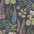 JF Fabrics 5408 Black/Multi (99) Wallpaper