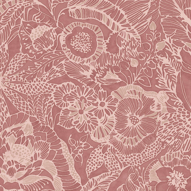 JF Fabrics 52085 Pink (44) Wallpaper