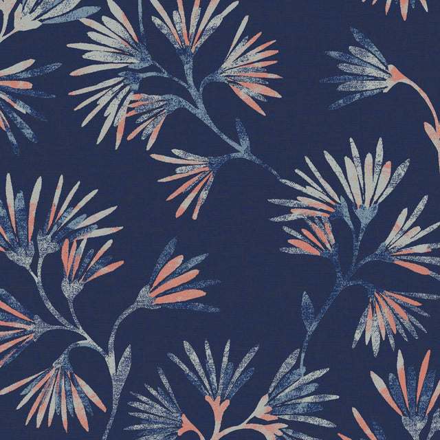 JF Fabrics 52087 Blue (69) Wallpaper