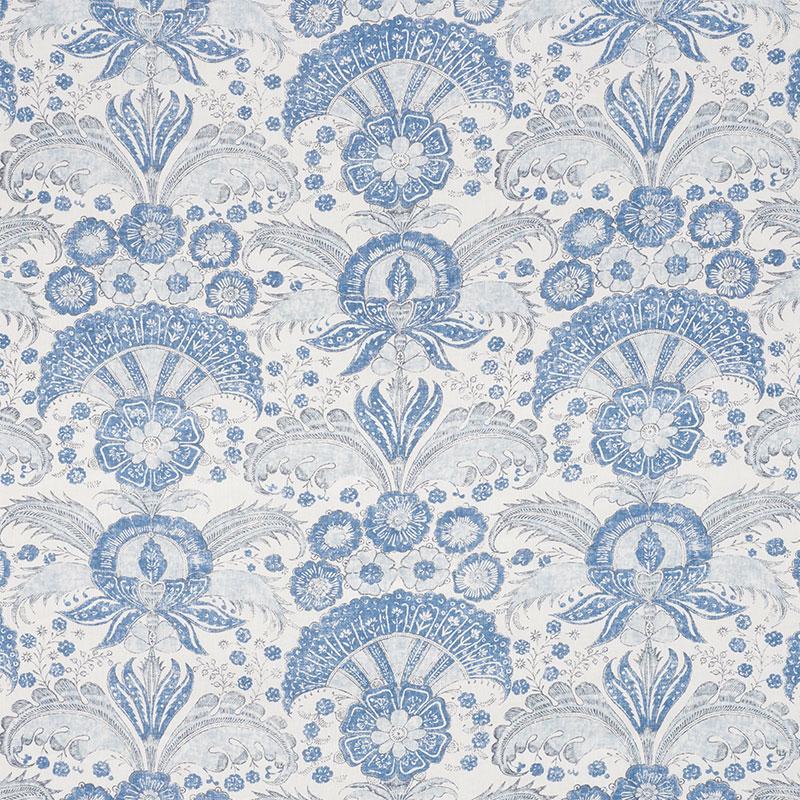 Schumacher Calicut Delft Fabric