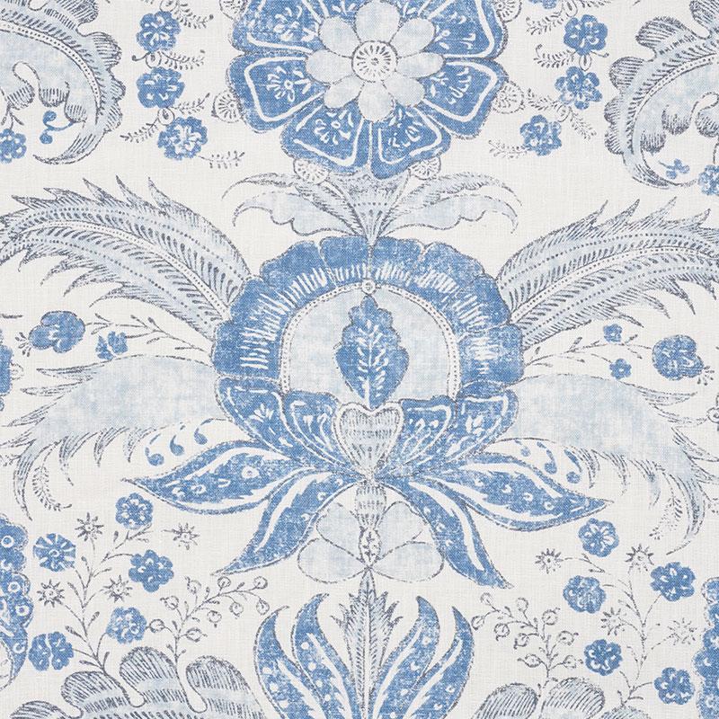 Schumacher Calicut Delft Fabric