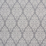 Schumacher Dauphine Damask Indoor/Outdoor Slate Fabric