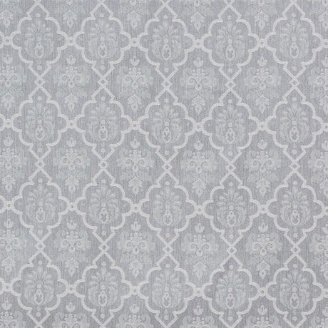 Schumacher Hedgerow Trellis Indoor/Outdoor Grey Fabric