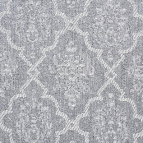 Schumacher Hedgerow Trellis Indoor/Outdoor Grey Fabric