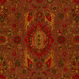Schumacher Jahanara Carpet Spice Brown Fabric