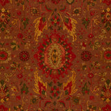Schumacher Jahanara Carpet Spice Brown Fabric