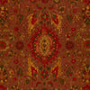 Schumacher Jahanara Carpet Spice Brown Fabric