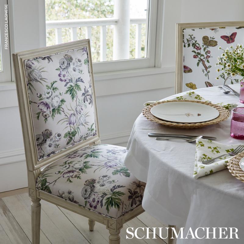 Schumacher Cecil Chintz Wisteria Fabric – DecoratorsBest
