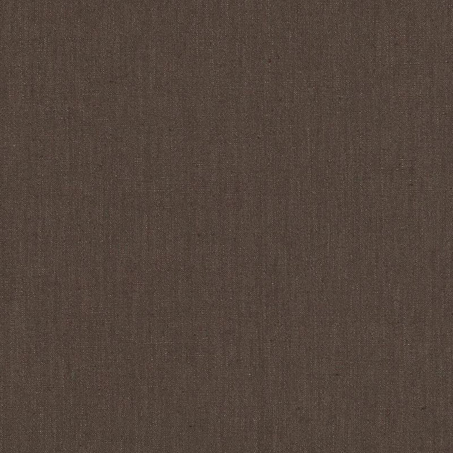Schumacher Lange Glazed Linen Espresso Fabric