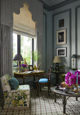Schumacher Lange Glazed Linen Opal Fabric