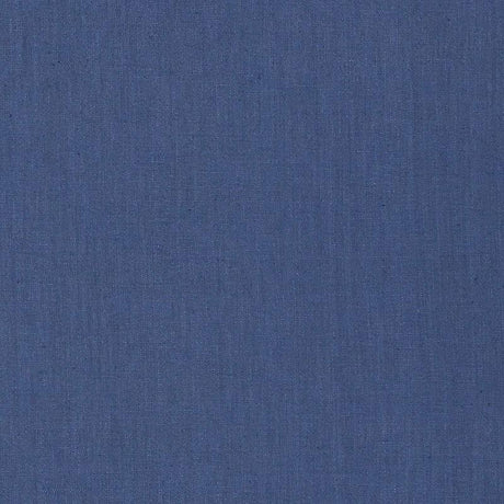 Schumacher Lange Glazed Linen Marine Fabric