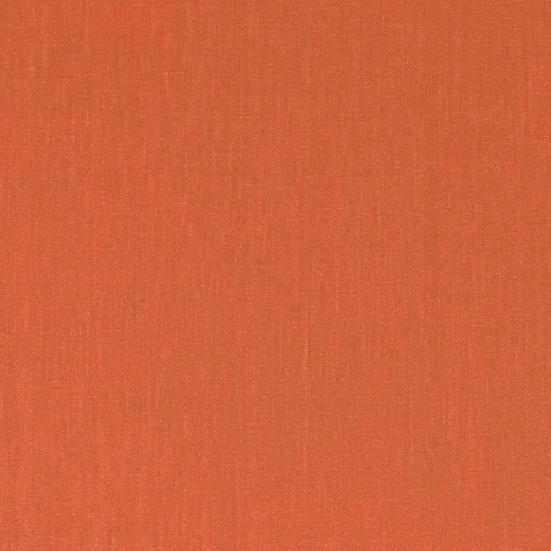 Schumacher Lange Glazed Linen Papaya Fabric