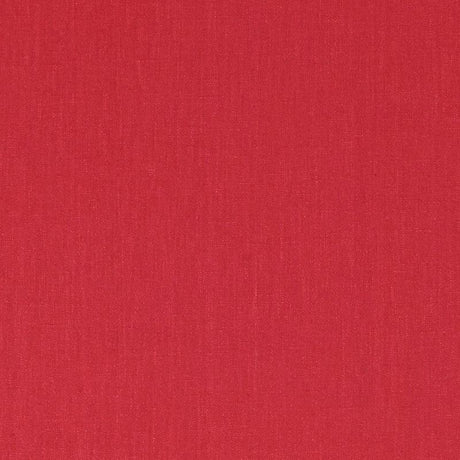 Schumacher Lange Glazed Linen Poppy Fabric