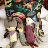 Schumacher Lange Glazed Linen Hyacinth Fabric