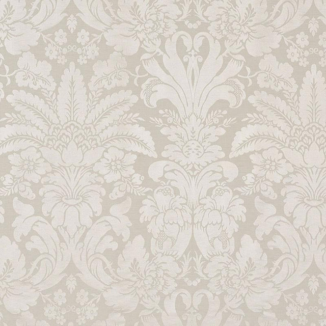 Schumacher Colette Linen/Silk Damask Linen Fabric