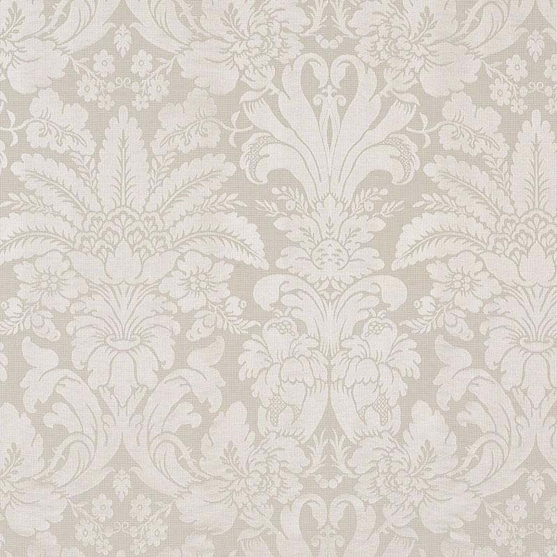 Schumacher Colette Linen/Silk Damask Linen Fabric