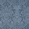 Schumacher Colette Linen/Silk Damask Indigo Fabric